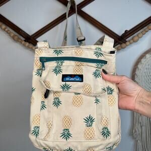 KAVU Keeper Pineapple Print Crossbody Bag